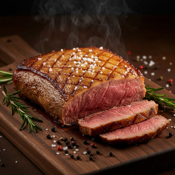 Halal Black Angus Picanha op de rotisserie Braziliaans — halalmeat.nl