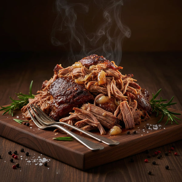 Pulled lamsschouder low and slow — halalmeat.nl