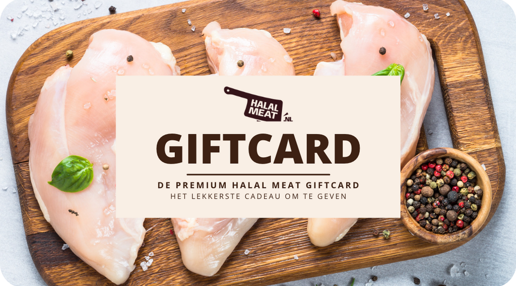 Cadeaubonnen van Premium Halal Meat